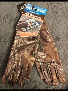 Seirus Hyperlite All Weather Gloves Realtree Xtra Camo Size L Touchscreen...
